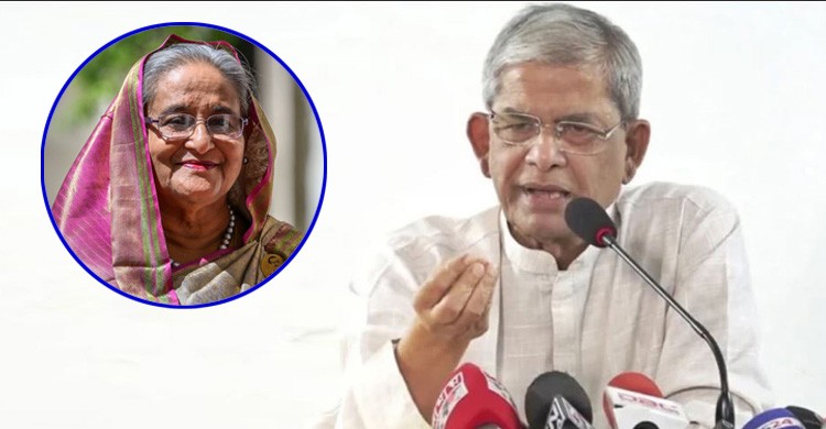 শেখ হাসিনার ভারতে অবস্থান ঢাকা-নয়াদিল্লি সম্পর্কে ‘বাধা’ হবে না: দ্য হিন্দুকে মির্জা ফখরুল