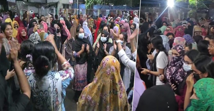 মধ্যরাতে তিতুমীর কলেজে ছাত্রীদের বিক্ষোভ, হলভিত্তিক রাজনীতি বন্ধের দাবি
